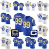 Maillot de football Puka Nacua Aaron Donald Cooper Kupp Matthew Stafford Stetson Bennett IV Kyren Williams Tutu Atwell Royce Freeman Byron Young Deacon Jones 4 Fuller