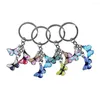 Keychains criativo pendente de borla de borboleta colorida com chaveiro girls wallets Charms Boho Metal Keychain Jóias