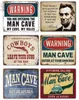 2021 Funny Man Cave Signs Plaque en métal vintage en métal vintage rétro en étain pour décoration murale pour homme Cave Bar Pub Garage décoratif 8854143