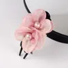 Hårklipp Fashion Silk Flower Hairpin Accessories For Women Vintage Elegant Acrylic Duckbill Clip Headwear Mom smyckespresent