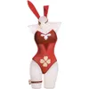 Ani 2023 novo genshin impacto klee bodysuit maiô unifrom coelho menina roupas trajes cosplay