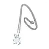 Chaînes 3 pièces tronçonneuse homme Denji Pochita Cosplay colliers chien noir Triangle ensemble de bijoux tendance dessin animé cadeau diable