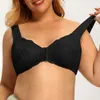 Yoga Outfit Women's Oversized Strapless Bra With A Seamless Front Buckle And Lace For Beautiful Back Breast Womens Push Up