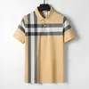 Designer Polo Herren Poloshirt Mode Brief bestickt Business Herren Rhoback Polos Kurzarm T-Shirt Poloshirt Größe M-3XL