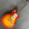 Custom Shop, fabriqué en Chine, guitare électrique de haute qualité, matériel chromé, guitare rouge, pick-up trois pièces, livraison gratuite