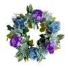 Ghirlande di fiori decorativi Fiori decorativi Ghirlande estive artificiali con blu per la consegna di goccia di nozze di casa in fattoria Dhgarden Dhrkn