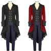 Kvinnors dike rockar svart elegant dubbelbröst spetsjacka Slim Steampunk Vest Coat för damer vuxna kvinnor vintage viktoriansk dräkt
