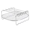 Tools & Accessories Summer Kitchen Supplies Tray Skewers Double-layer Barbecue Tool Stainless Steel Bracket Camping Fryer Grill