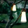 Night Lights Creative Portable LED Lantern hängande tältlampa USB Touch Switch laddningsbar nattljus för sovrum vardagsrum camping ljus p230331