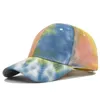 Ball Caps Baseball Cap Summer Men Women Tie-dye Lovers Colorful Beach Adjustable Hip Hop Hat Sun Graffiti Bone Casquette