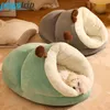 kennels pens Winter Warm Pet Dog Bed Soft Cozy Dog Cave Bed Warm Cat House Nest Puppy Bed for Small Dogs Cats Cat Sleep Bag Pet Supplies 231101