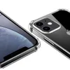 Противоударный силиконовый прозрачный чехол для iPhone 15 14 13 12 11 Pro Max XS XR 7 8 Plus SE с подушкой безопасности, прозрачная мягкая задняя крышка