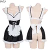 Ani Anime Girl Maid Apron Unifrom Women Coffee Clerk Outfits Costumes Cosplay cosplay