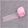 Party Decoration Party Decoration 10m 4,5 cm LACE RIBBON WEBBING TUCK Wedding Handgjorda broderade sömnadstillbehör DIY SU DH9X5