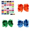 Parrucche da salone vendute bene Europee e americane da 6 pollici Fiocco per capelli Clip per capelli Copricapo Colore caramella Fiori deformati Ragazze Grande Bowknot Bar Dhrod