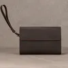 Brieftaschen Aus Echtem Leder Männer Kupplung Tasche Luxus Design Handtasche Männliche Geldbörse Kapazität Reise Ladung Lagerung Kabel Organizer