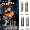 Oryginalny Vapme Crystal 7000 Puffs Djeńcowy Vape 650MAH 14 ml wstępnie wypełniony 0% 2% 3% 5% Nikotyny E-Cig 18 Smaki Waporyzator