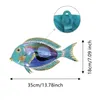 Декоративные предметы, статуэтки, домашний декор, рыбы, металлические настенные произведения искусства для украшения, настенные скульптуры, статуи гостиной, бассейна, ванной комнаты 231101