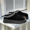 Kadın tazz terlikler Tasman kürk slaytlar klasik ultra mini platform botu hardal tohumu slip-on les petites süet yün karışımı konfor kış tasarımcı patik 5637538