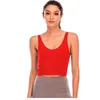 Yoga Deportes Lulus Ropa interior Mujeres Recopilación Estilo Chaleco Estilo Limón Sujetador A prueba de golpes Correr Fitness Pecho Cojín Extraíble Lu-023 Lululemensag35