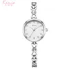 Relógios de pulso Kimio Quartz Diamond Wrist Watch Alloy Rose Gold Gold Women Bracelet Dress Woman Women Watches Ladies K6276S