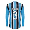 Manches longues 2023 2024 Gremio Soccer Jerseys Elkeson Ferreira Geromel Leiva Campaz Diego Souza Kannemann 23 24 LSHIRTS FOODBAL HOME