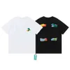 T-shirts 2023 Designer New Mens Mens Luxury White Classic T-shirt Arrow Graffiti Sweatshirt and Women Fashion Coupl Coupl Tee plusieurs styles Hip Hop T-shirt 1Ex5