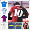 Miba Retro Newells Old Boys Soccer Jerseys 78 86 85 Maradona 82 83 93 Boca M E S I 87 Naples Napoli Football Shirt Kid Kits Sport