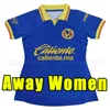 Femmes Soccer Jerseys Liga MX 23 24 Club America HENRY D.VALDES 3RD R.MARTINEZ FIDALGO 2023 2024 Maillot Maillots de football à domicile troisième fille