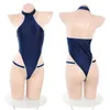 Ani Japanse Anime Student Meisje Eendelig Badpak Kostuums Vrouwen School Bodysuit Badmode Uniform Cosplay cosplay