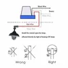 Ny 2PC Automatisk Auto On Off Photocell Street Light Switch DC AC 220V 50-60Hz 10A Fotokontroll FotoVerksensorbrytare