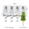 Zelfgemaakte siliconen ijsvorm Schimmel Diy Chocolate Dessert Popsicle Molds Tools Ice Cube Maker Summer Party Supplies