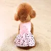 Dog Apparel Clothes Chihuahua Leash Bowknot Harness Small With Clothing Pentagram Pet Ring Dress For Dogs Girls Big