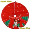 クリスマスの装飾クリスマス装飾38/68cmの木のスカート丸いぬいぐるみクリスマスツリーベースエルカーペットマット装飾パーティーDHR9x