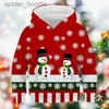 Herrtröjor tröjor barn pojke jul hoodie pullover santa claus älg julgran långärmad barn topp julklappar hoodie vinter aktiv l231101