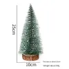 Décorations de Noël Décorations de Noël 40 cm Arbres artificiels Pin de neige Bureau décoratif Mini ornement Navidad Noël année Dr Dhjvl