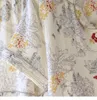 Kobietowa odzież sutowa 2023 Summer Kobiety piżama 100 bawełniana gazy 2 -częściowy zestaw atramentowy malarstwo drukowania odzieży nocnej piżamowej odzieży 231031