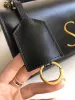 Yeni Cüzdan Sunset Luxury Designer Satchel El Çantaları Crossbody Boguette Akşam Erkek Debriyaj Çantaları Orijinal Deri Flep Toolar Zincirleri Klasik Omuz Çantaları