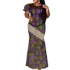 Afrikaanse Vrouwen Traditionele Outfit 2 Stuk Sets Dashiki Tops en Lange Rok Afrikaanse Trouwjurken Kleding WY10367