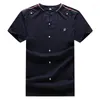 Men's T -skjortor plus 9xl 8xl 6xl 2023 5xl Summer Letter Shirt Män Fashion Loose Fit Vintage Curl Hem Tops Brand Clothing Big Size