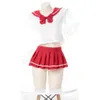 Ani – Costume de tentation de marin d'école de dessin animé japonais, uniforme d'été d'étudiant mignon pour fille, Lingerie de fête Cosplay cosplay