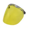 Casques de moto motos visière lentille pare-brise housse de protection remplacement pour casque Design 3-Snap