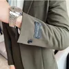 Ternos masculinos 2023 marca mens blazer estilo britânico casual fino ajuste terno jaquetas blazers outono traje homme formal vestido de negócios casaco 4xl