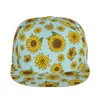 Ball Caps Schoonheid Zonnebloemen 3D Print Baseball Cap Casual Zonnehoed Elegante Etnische Stijl Mode Podium Hip Hop Dames Heren