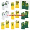 NCAA Basketball Baylor College Jersey 4 LJ Cryer 10 Adam Flagler 11 James Akinjo 24 Matthew Mayer 2 Kendall Brown 1 Jeremy Sochan Vert Jaune Blanc