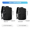Backpack Travel Laptop Backpack Business Anti Theft Durable Carry On Backpack with USB Port Water Resistant College Bag for Men Women 231031