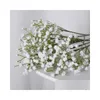 Dekorative Blumenkränze, dekorative Blumen, 90 Köpfe, 52 cm, Babies Breath, künstlicher Kunststoff, Gypsophila, DIY-Blumensträuße, arrangiert Dhdtw