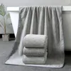 Asciugamano in fibra di bambù grigio asciugamani set bagno di casa per adulti viso assorbente spesso bagno nordico JFX002