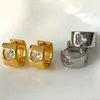 Hoop Earrings Uilz Cute Heart Shape For Women Gilrs Small Circle Geometric Fashion Earring Daily Party Jewelry ULE62