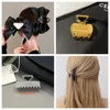 Fermaglio per capelli a forma di triangolo di design semplice Lettera di marca Donna Ragazza Artiglio Gioielli Copricapo Accessori per fermagli per capelli